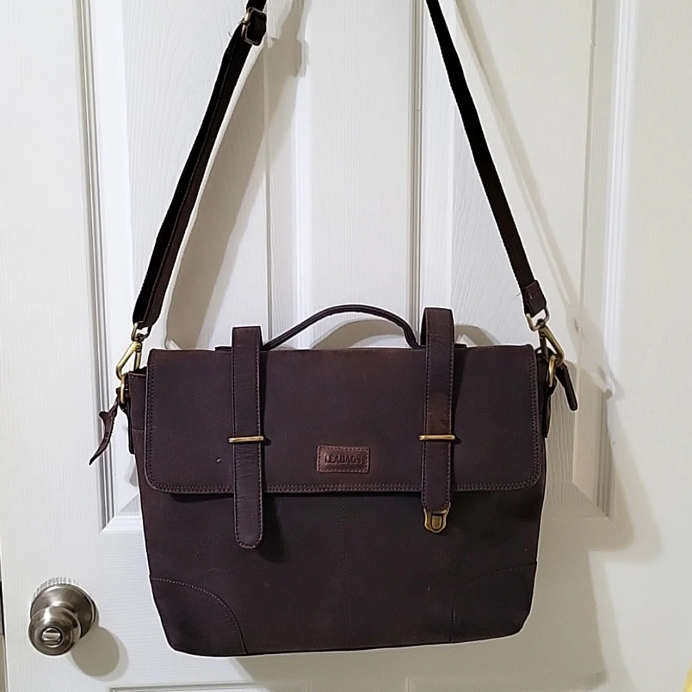Leabags messenger bag leather
